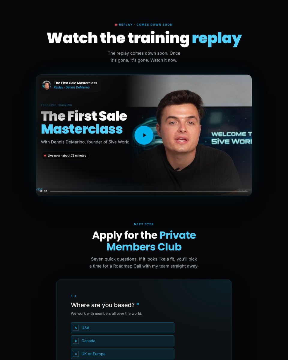Replay + application preview